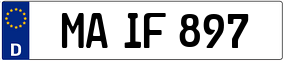 Truck License Plate